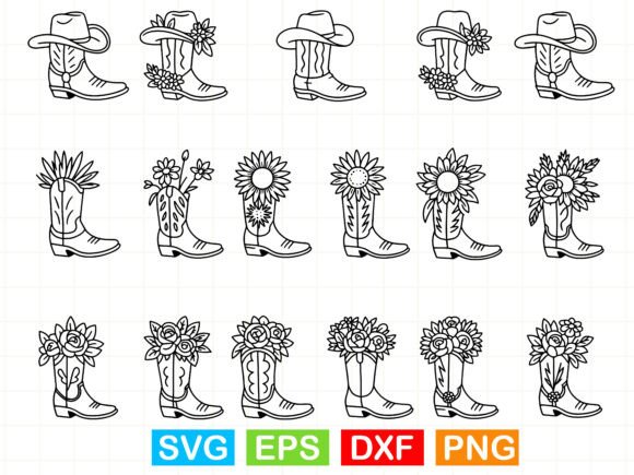 Cowboy Boots with Flower SVG Bundle Review for Real Projects