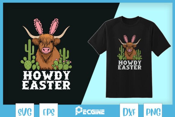 Howdy Easter Western Cow Funny SVG Review for Real Projects