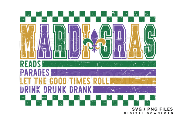Mardi Gras PNG SVG, Vintage Western PNG Review