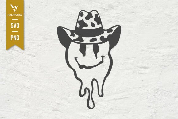 Melted Smile Cowboy Hat Cowgirl SVG PNG Review