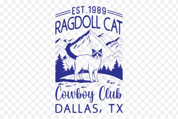 Ragdoll Cat Cowboy Club Dallas, Tx SVG Review