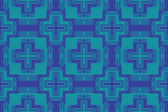 Vibrant Blue Navajo Pattern Review for Real Embroidery Projects