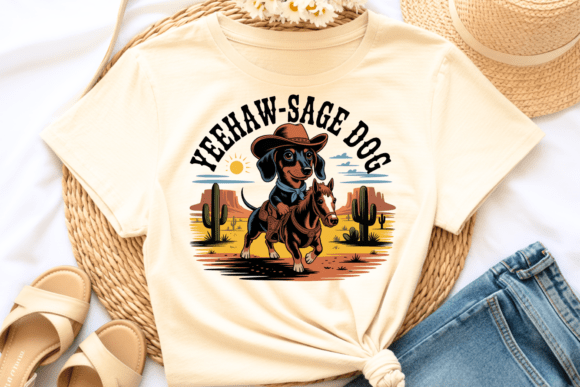 Yeehaw Wiener Dog PNG SVG T-Shirt Review for Real Projects